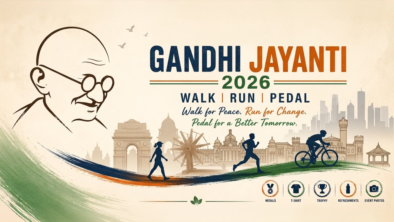 Gandhi Jayanti Walk Run Pedal 2026