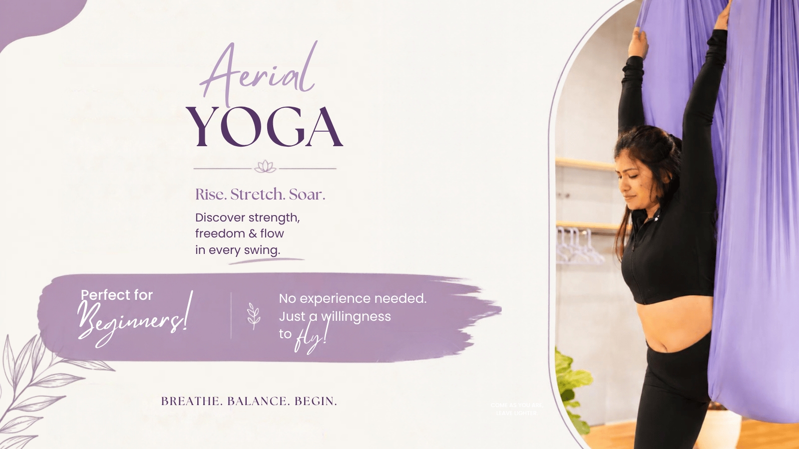 Aerial Yoga Workshop with Shraddha