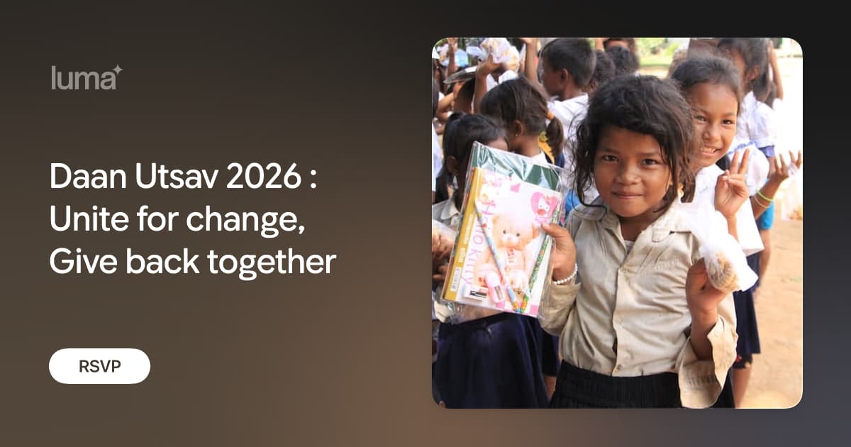 Daan Utsav 2026: Unite for change, Give back together