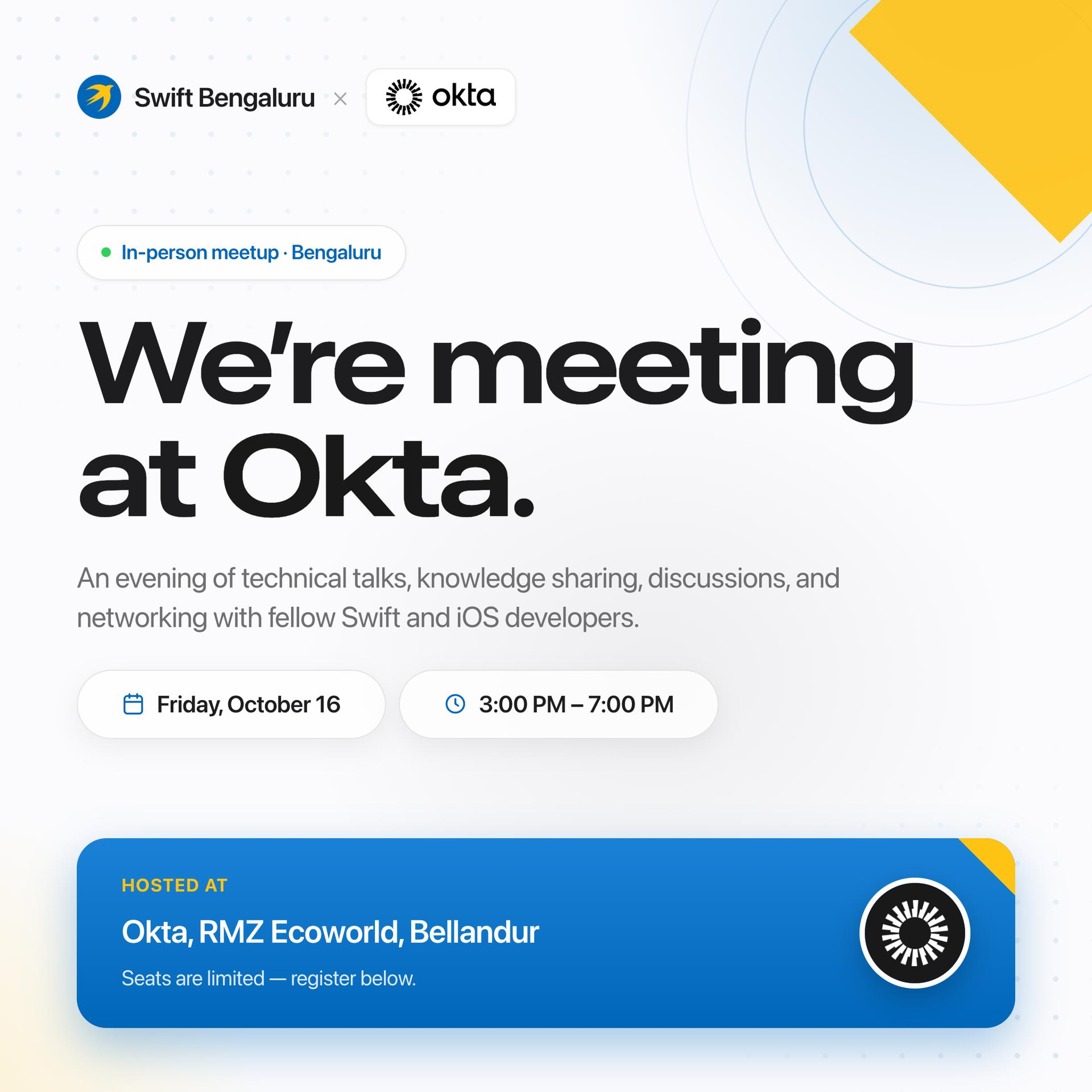 Swift Bengaluru × Okta