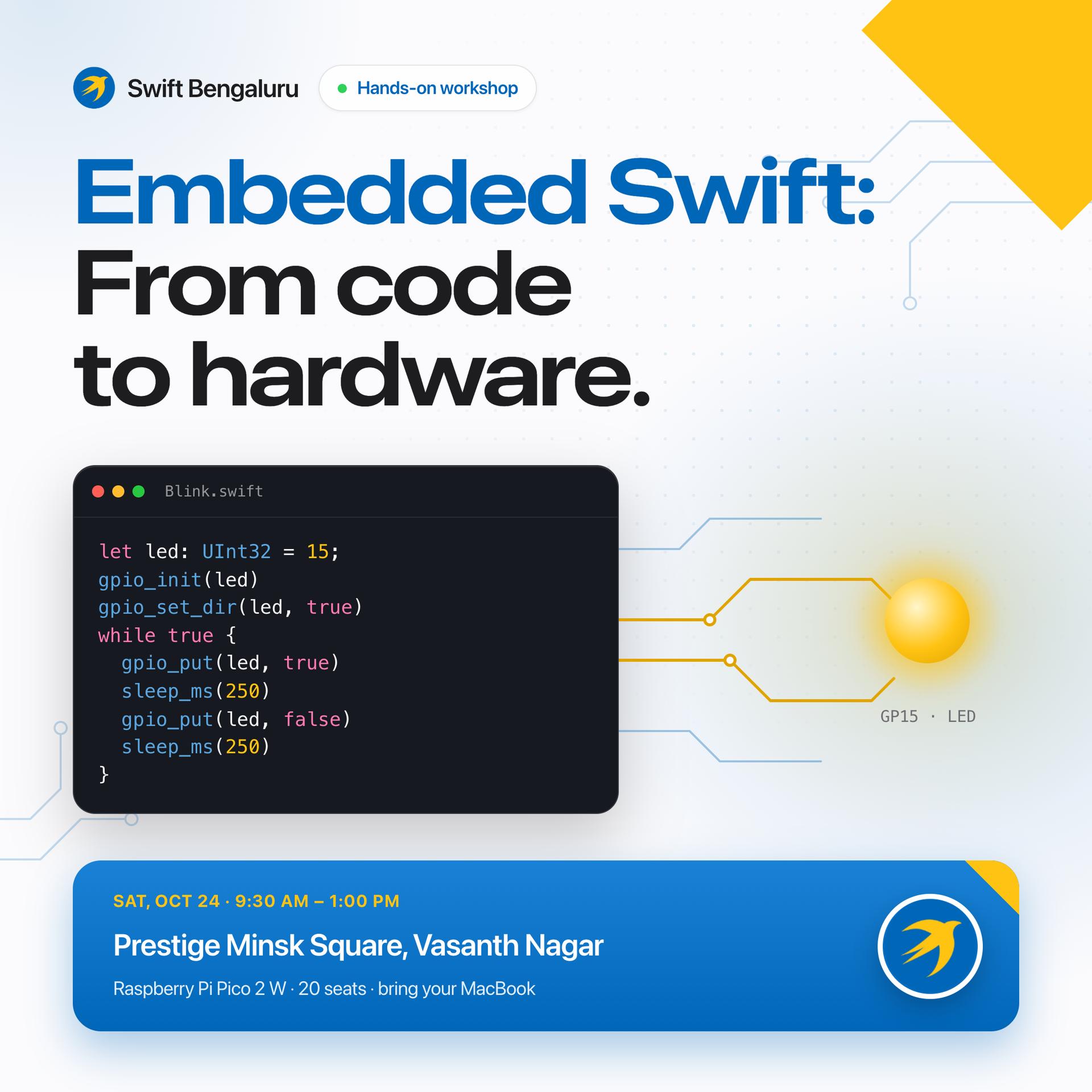 Embedded Swift: From Code to Hardware